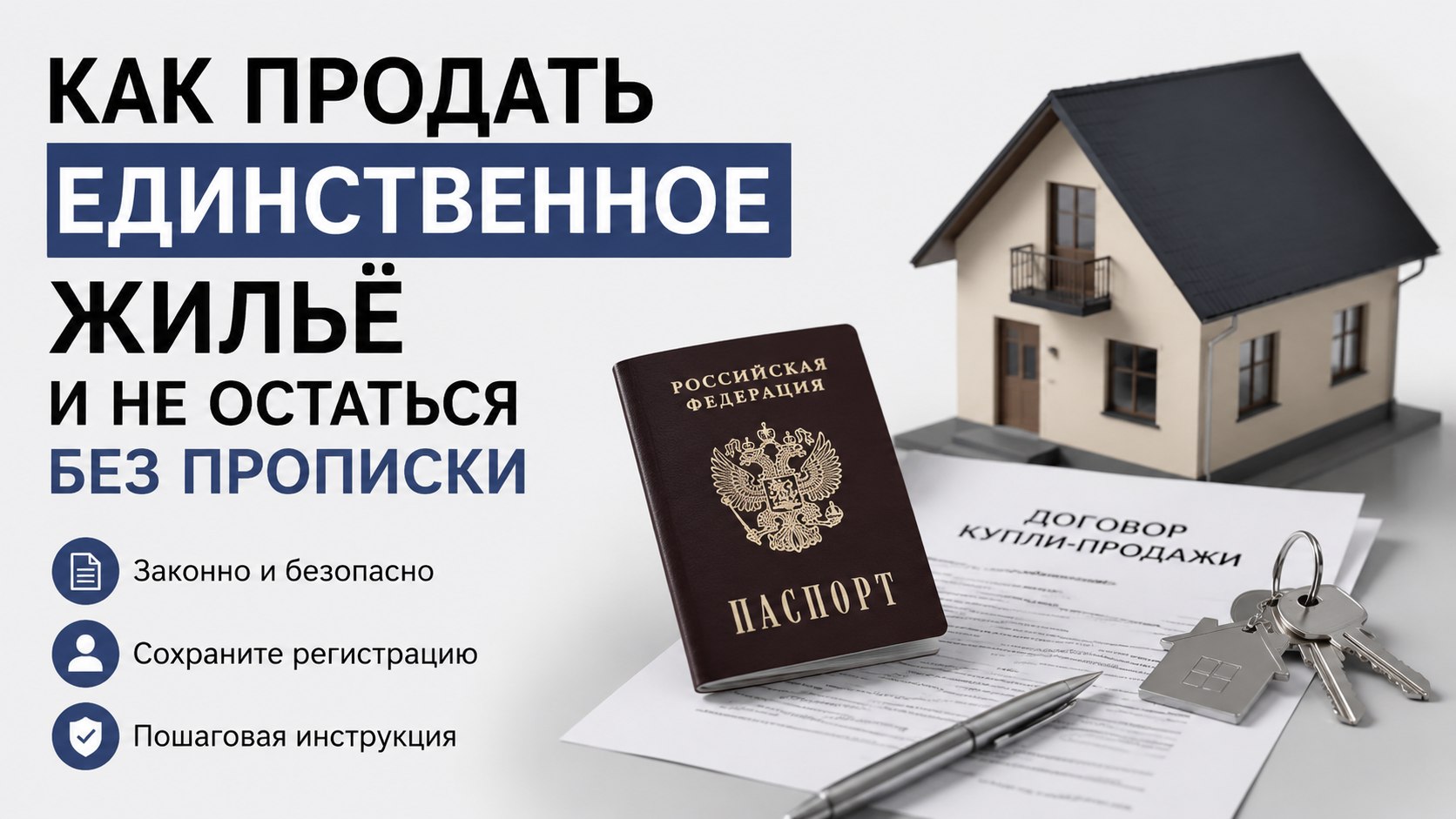 Как продать единственное жильё и не остаться без прописки