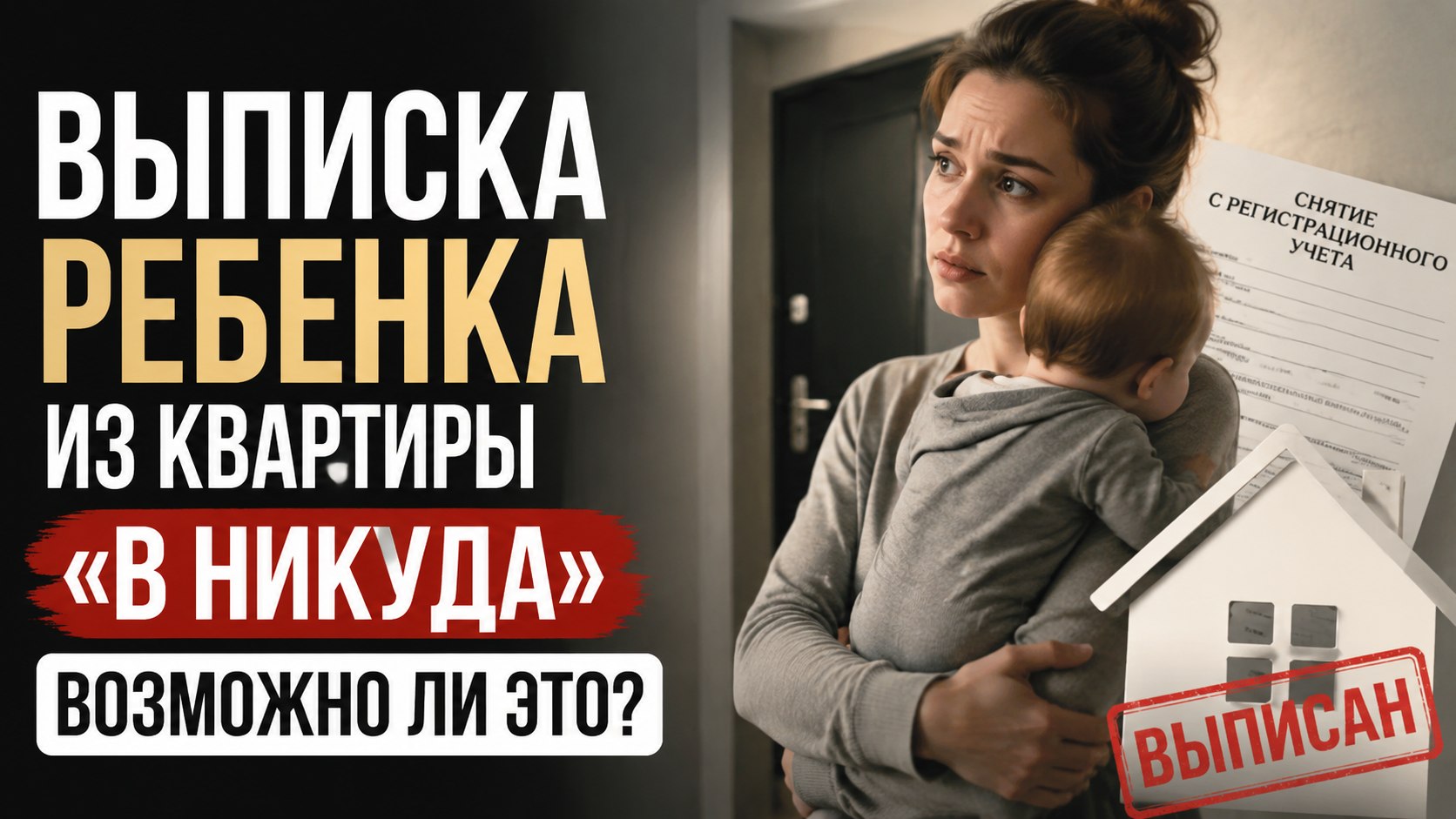 Выписка ребенка «в никуда» — возможно ли это