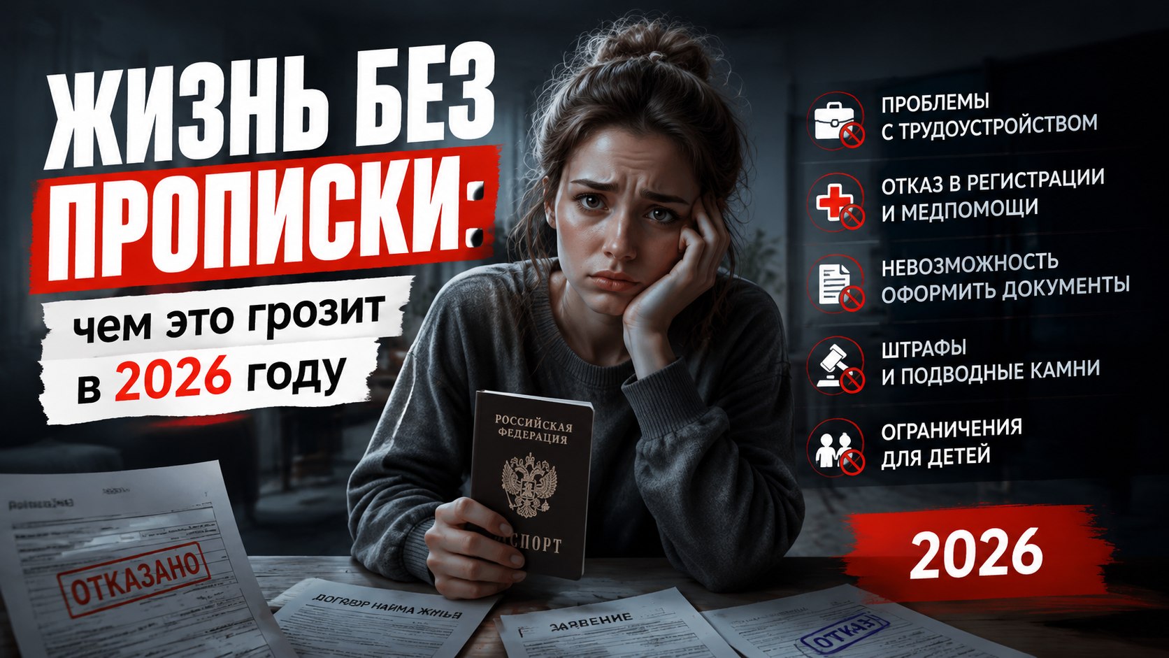 Жизнь без прописки: чем это грозит в 2026 году