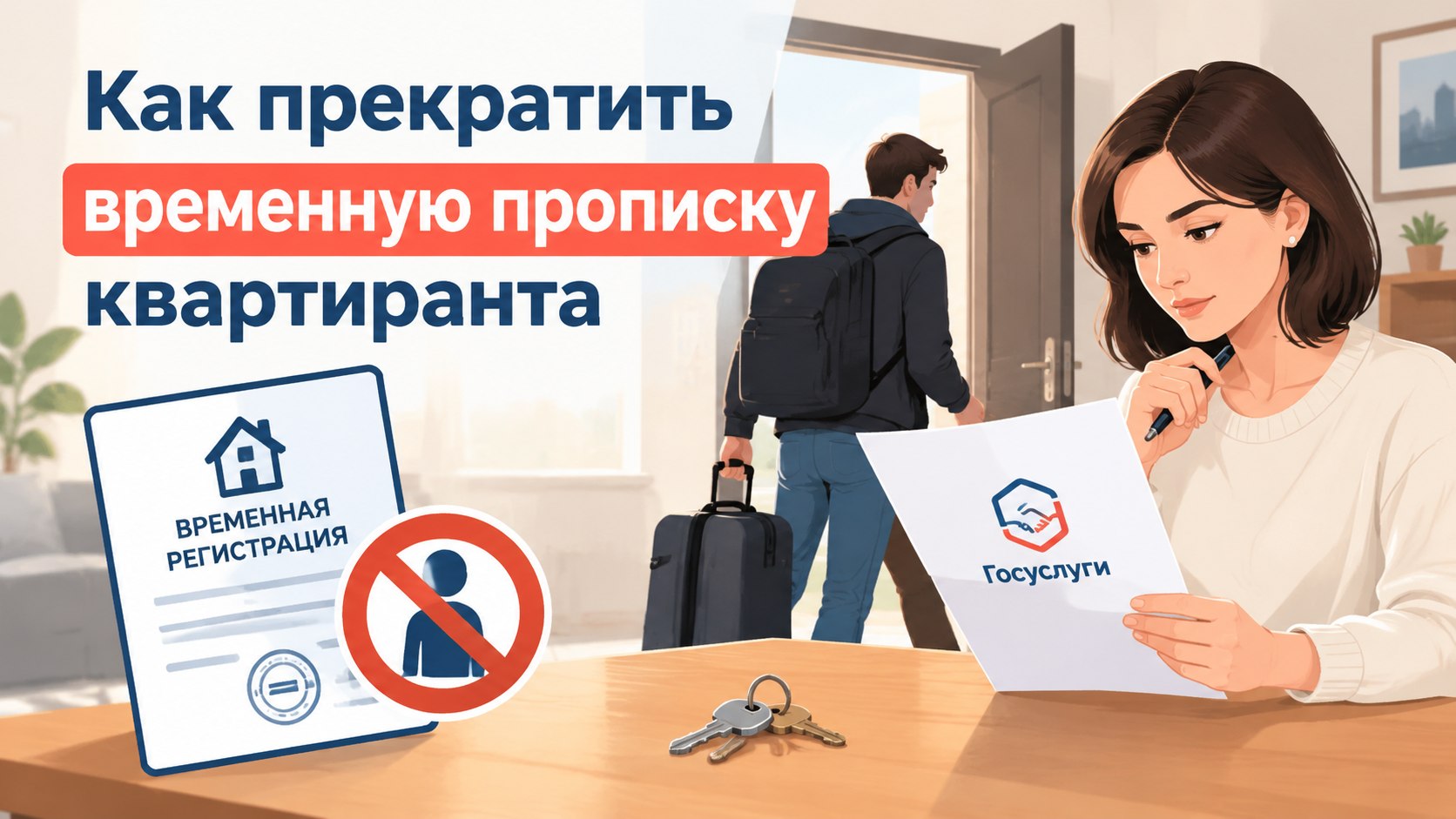 Как прекратить временную прописку квартиранта