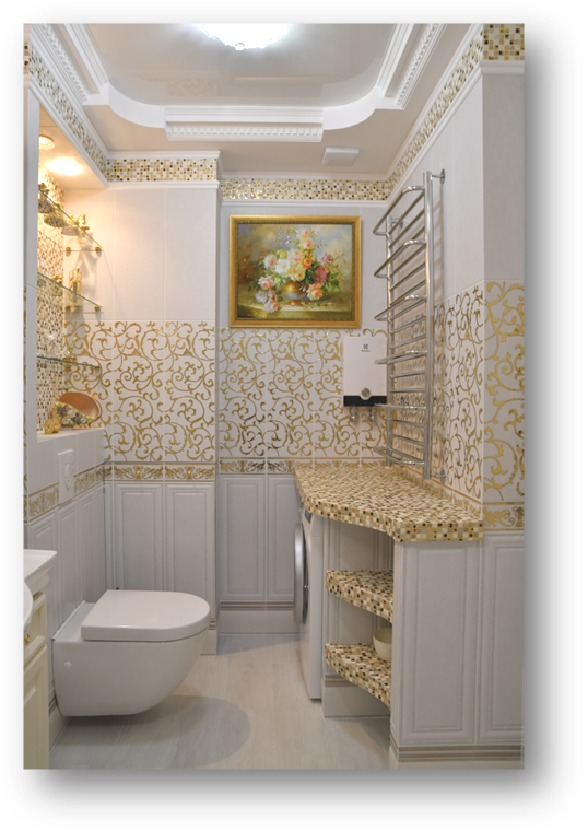 Дизайн ванной комнаты в стиле Модерн
