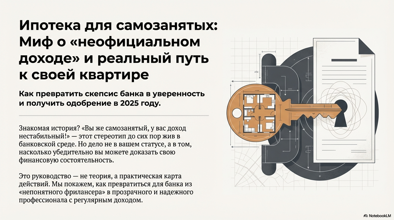 Ипотека для самозанятых